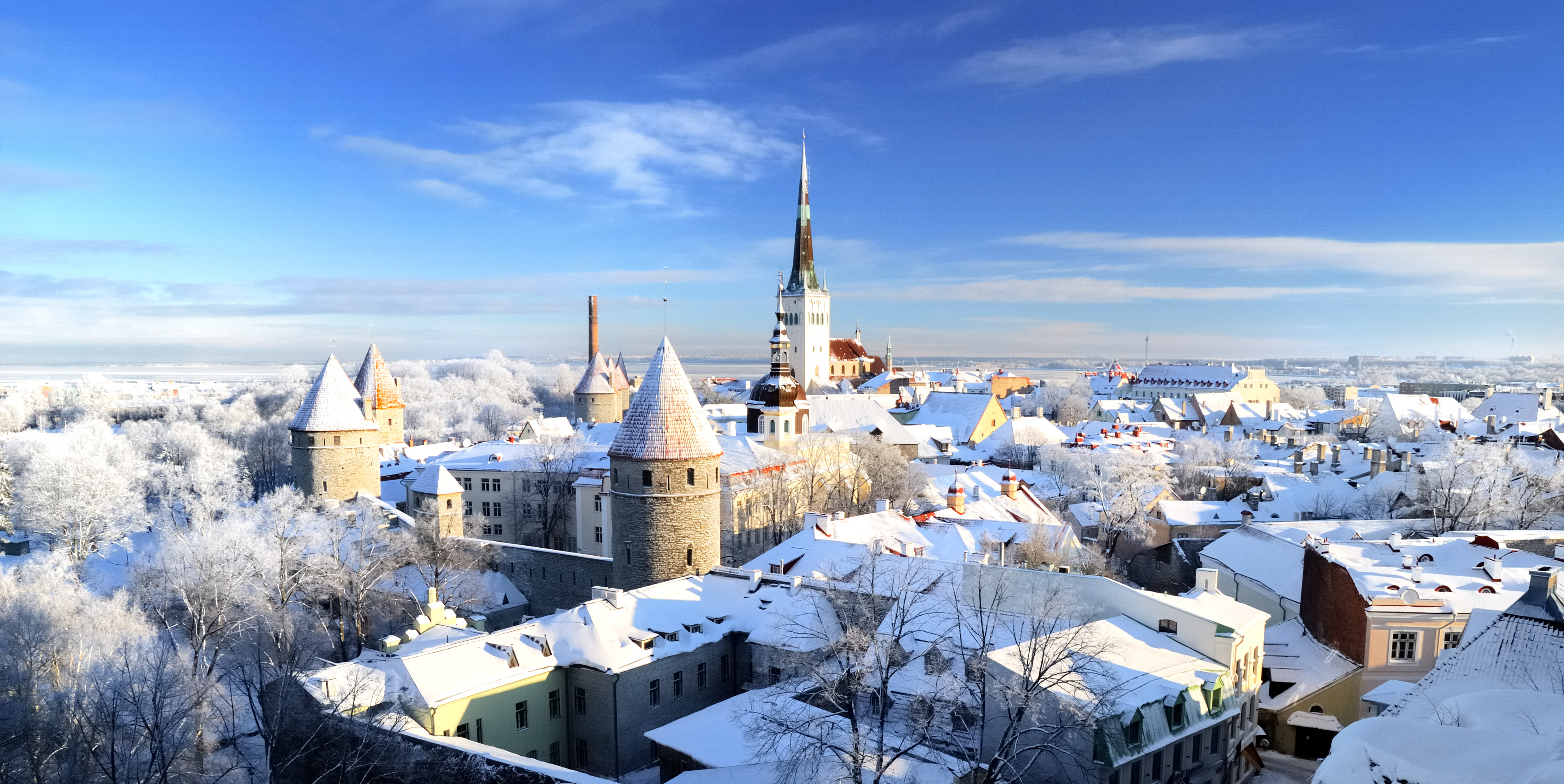 Tallinn in the winter