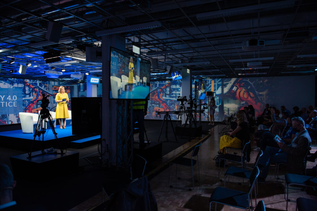 virtual event scene